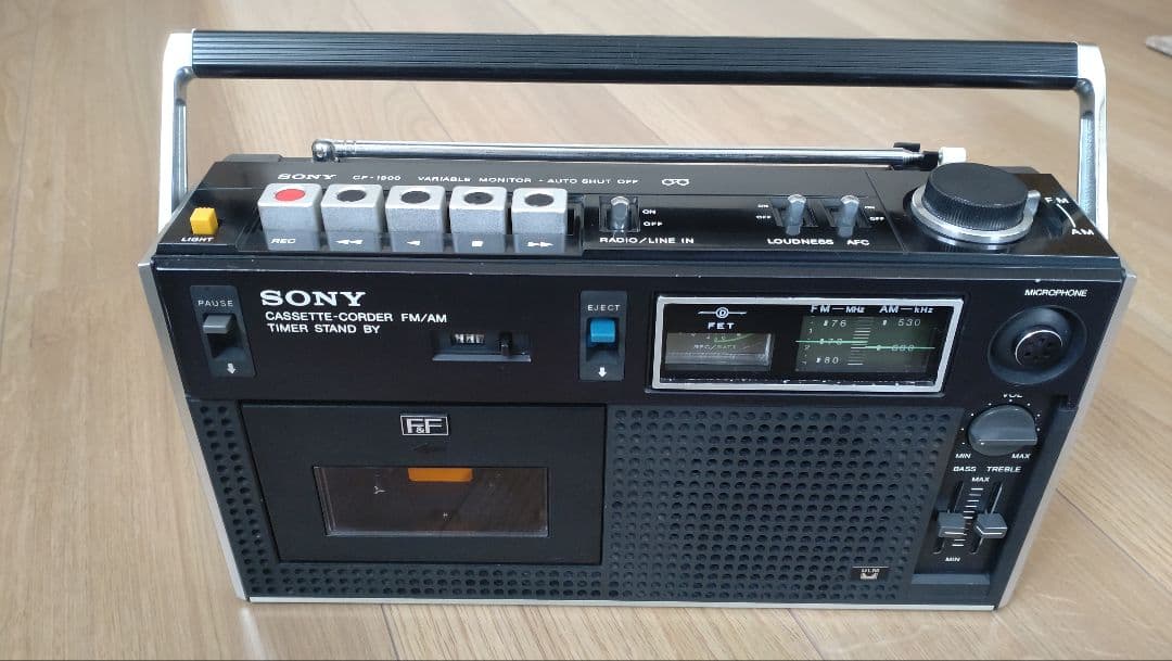 ラジカセ SONY CF-1900
