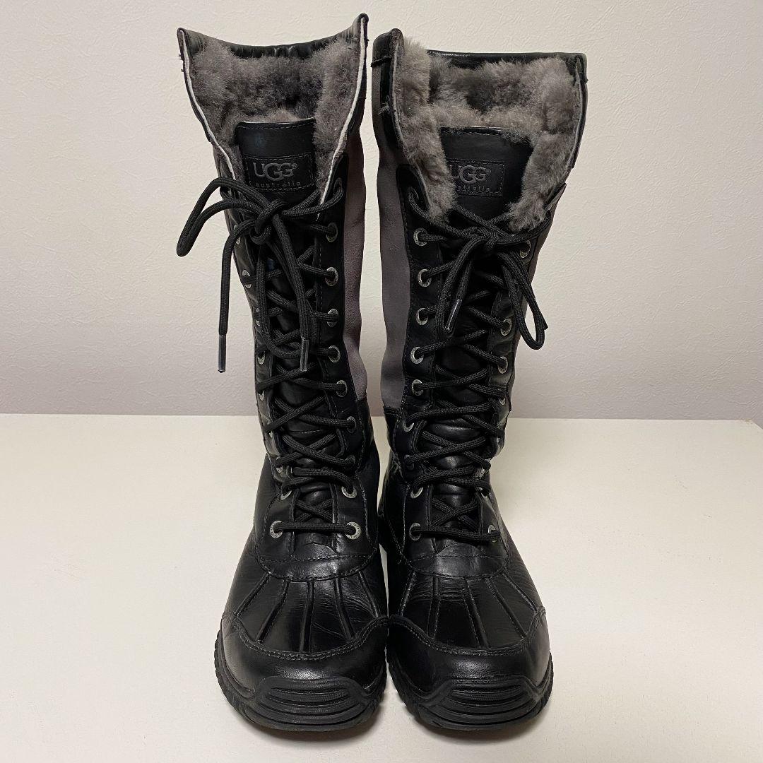 最後10時間15800❤️廃盤美品❤️UGG レザー　ロングブーツ　24cm