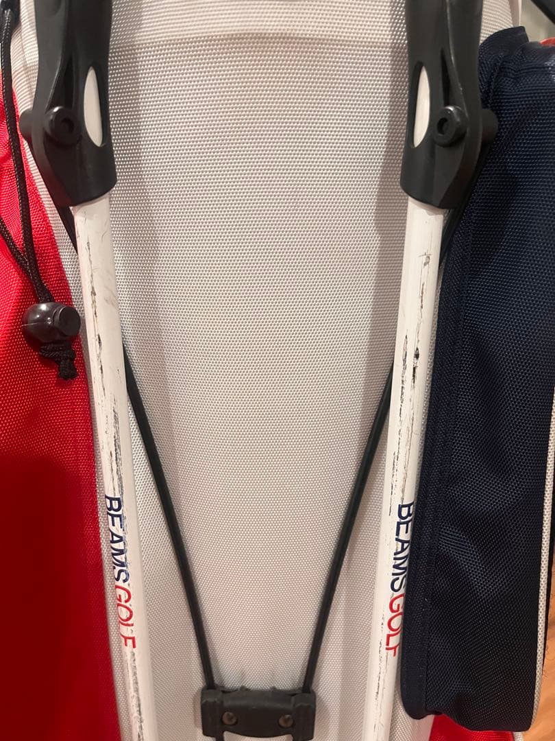 BEAMS GOLF スタンド キャディバッグ トリコロールカラー 生産終了