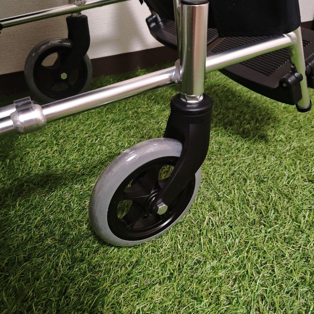 ミキ 介助式 車椅子 ノーパンクタイヤ BAL-2