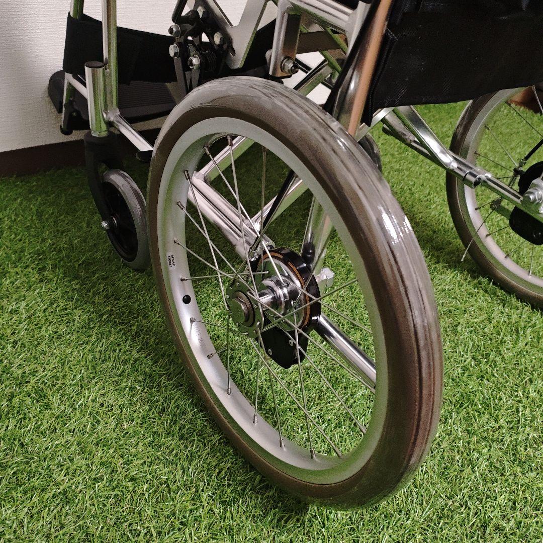 ミキ 介助式 車椅子 ノーパンクタイヤ BAL-2