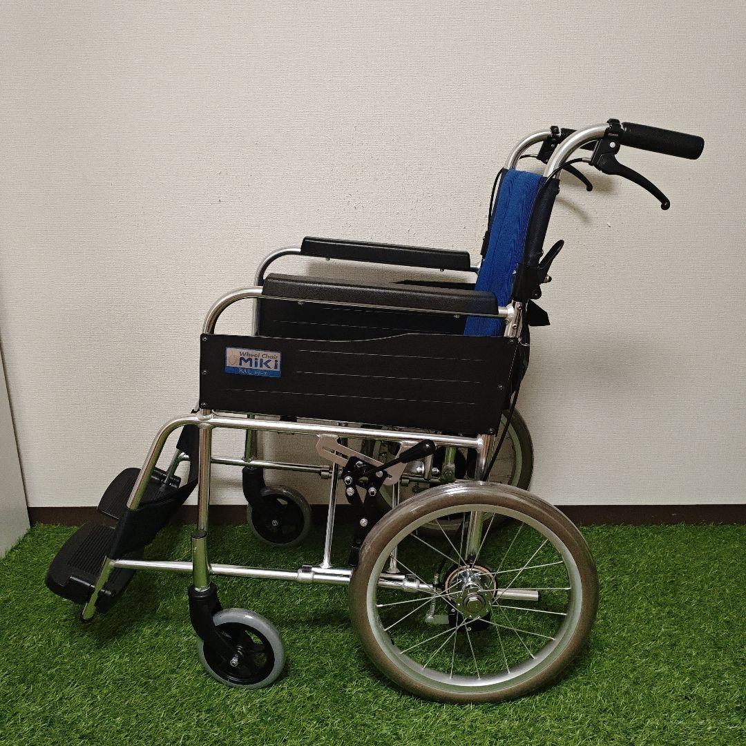 ミキ 介助式 車椅子 ノーパンクタイヤ BAL-2