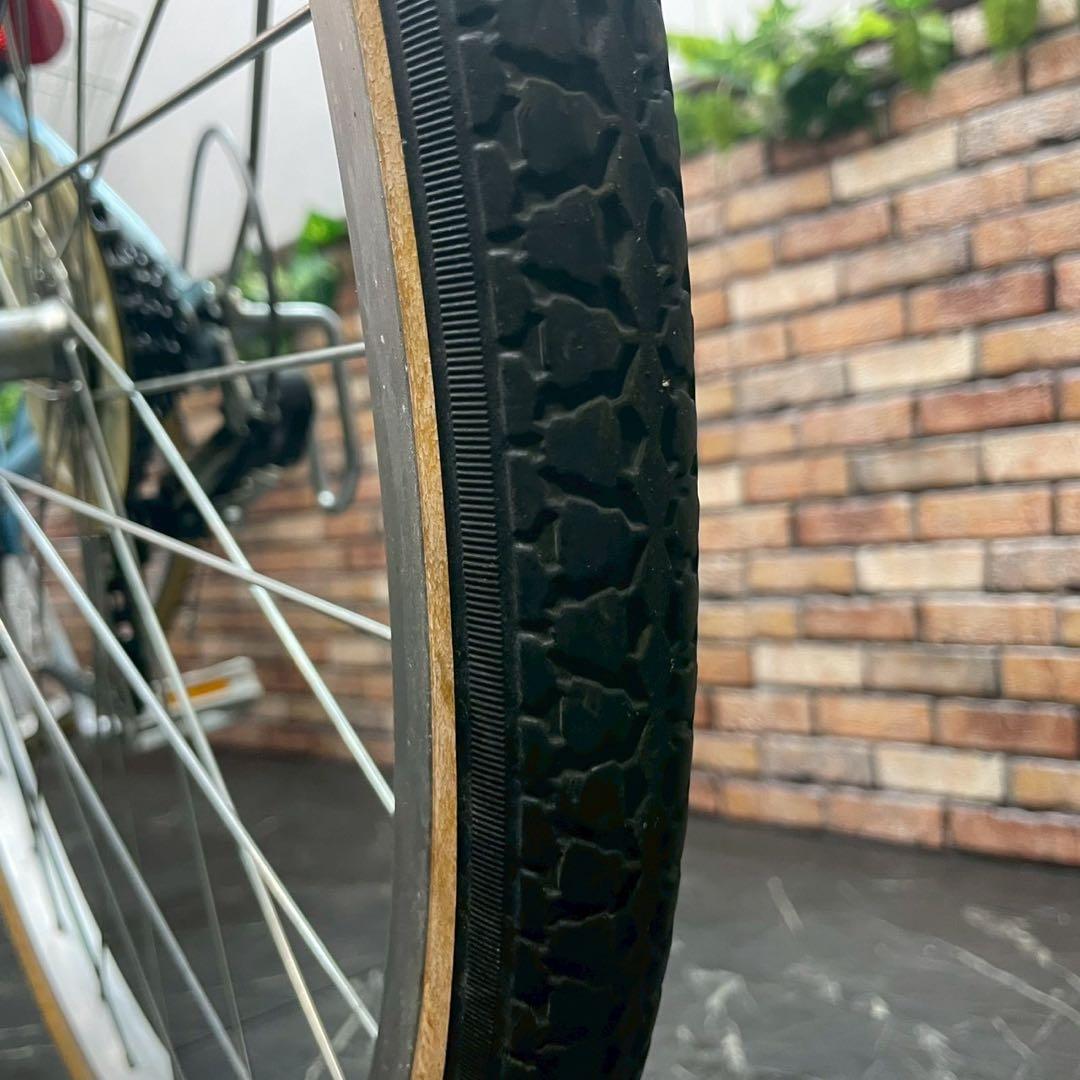 【110】子供用自転車 子供車 joyous 水色 26インチ 変速付き