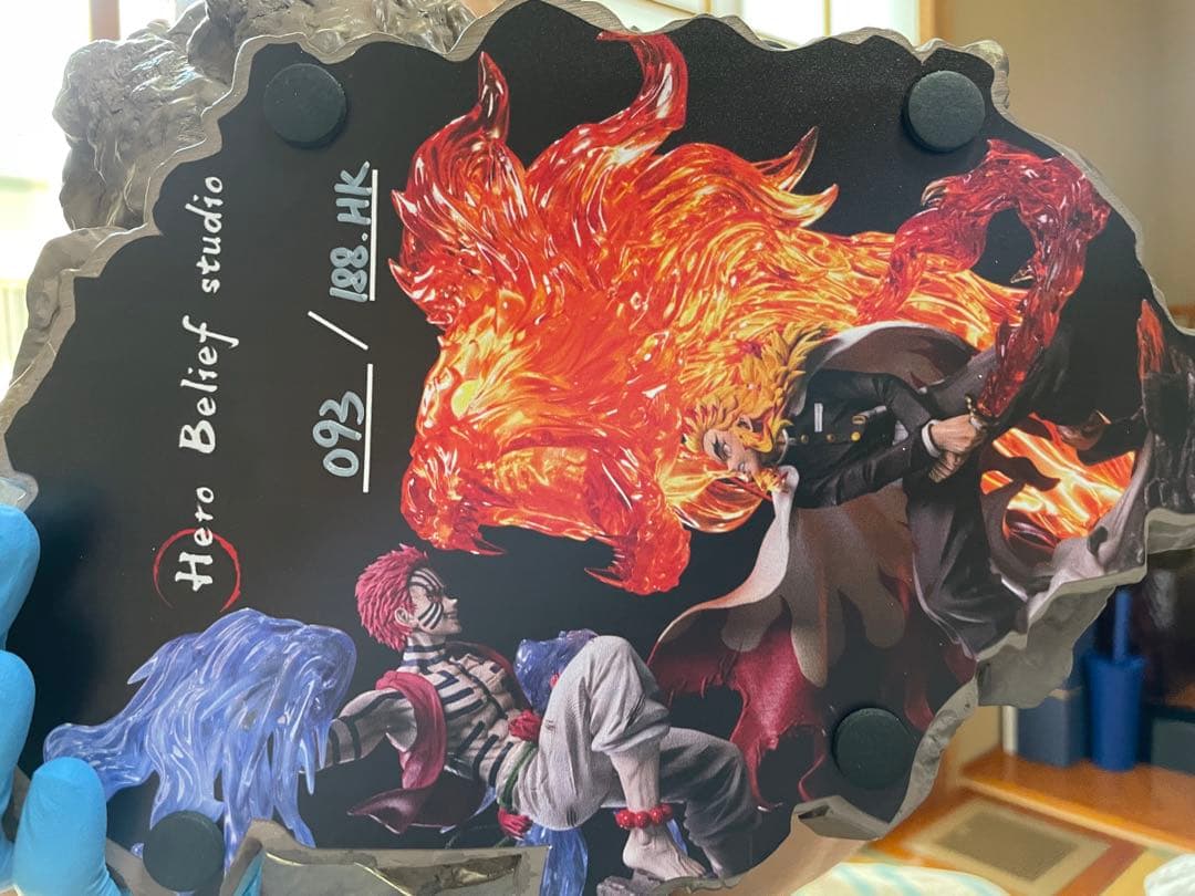 鬼滅　煉獄杏寿郎 vs 猗窩座 フィギュア　Hero Belief studio