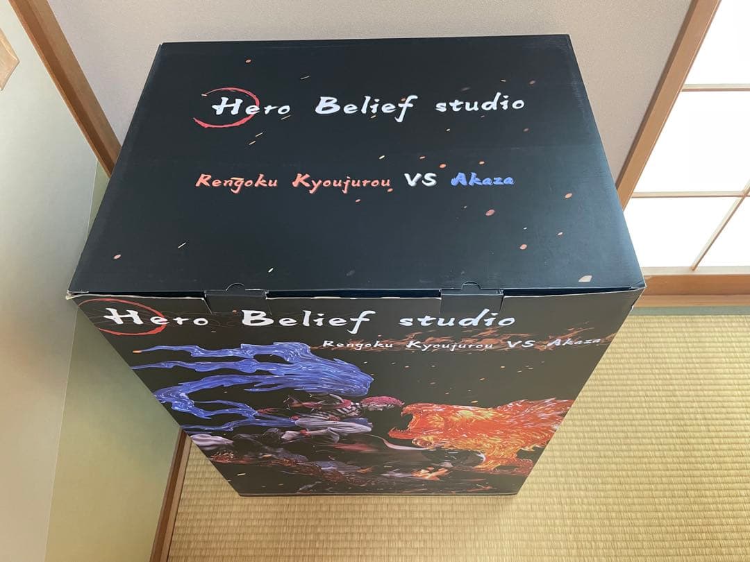 鬼滅　煉獄杏寿郎 vs 猗窩座 フィギュア　Hero Belief studio