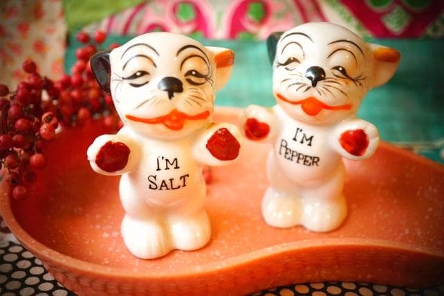 希少 40s 50s Vintage Bonzo Salt＆Pepper