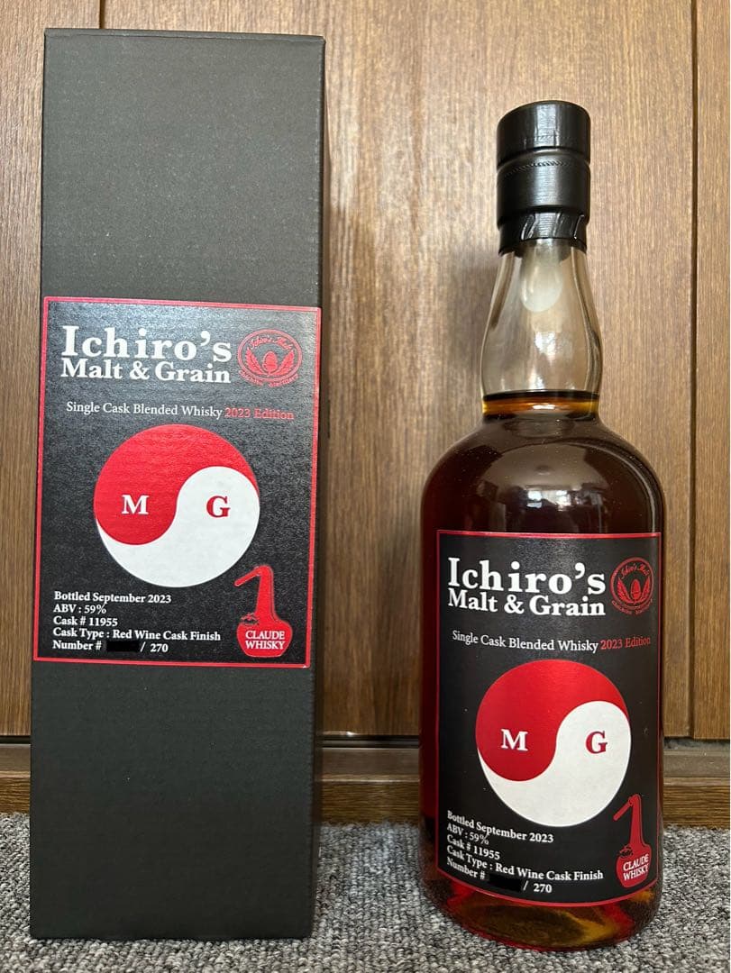 イチローズモルト＆グレーン 2023 レッドワインカスクフィニッシュ 59%