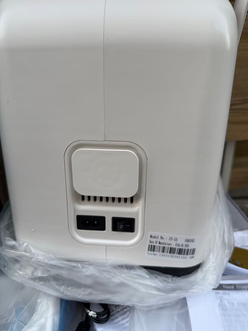 新品保管品 酸素発生器finlon ZY-1S(110V)　 家庭用すぐ使えます