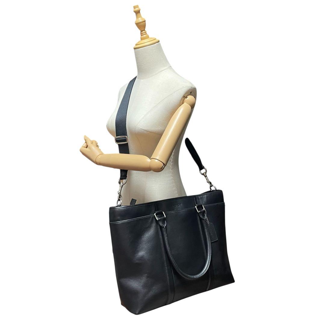 ✨極美品✨COACH コーチ ペリー ビジネスバッグ トートバッグ 2way 黒