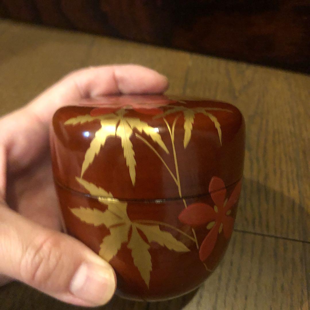 茶道具 なつめ 春斎 一閑 もみじ 葵