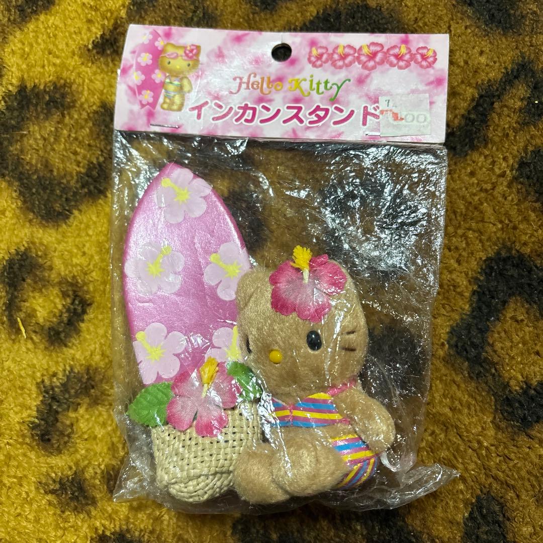 キティー　日焼けキティー印鑑スタンド