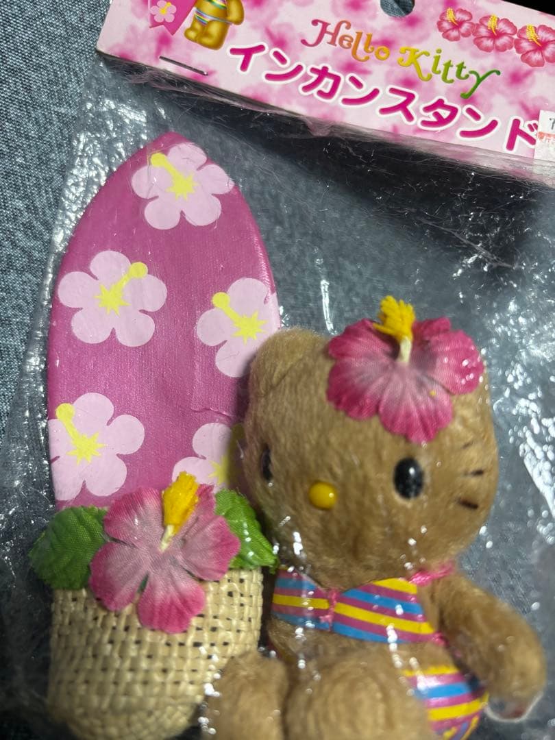 キティー　日焼けキティー印鑑スタンド