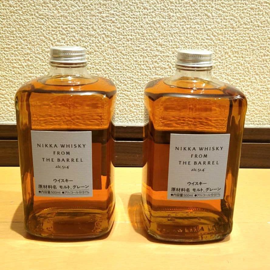 希少 フロムザバレル 500ml 2本 ニッカウイスキー モルト グレーン