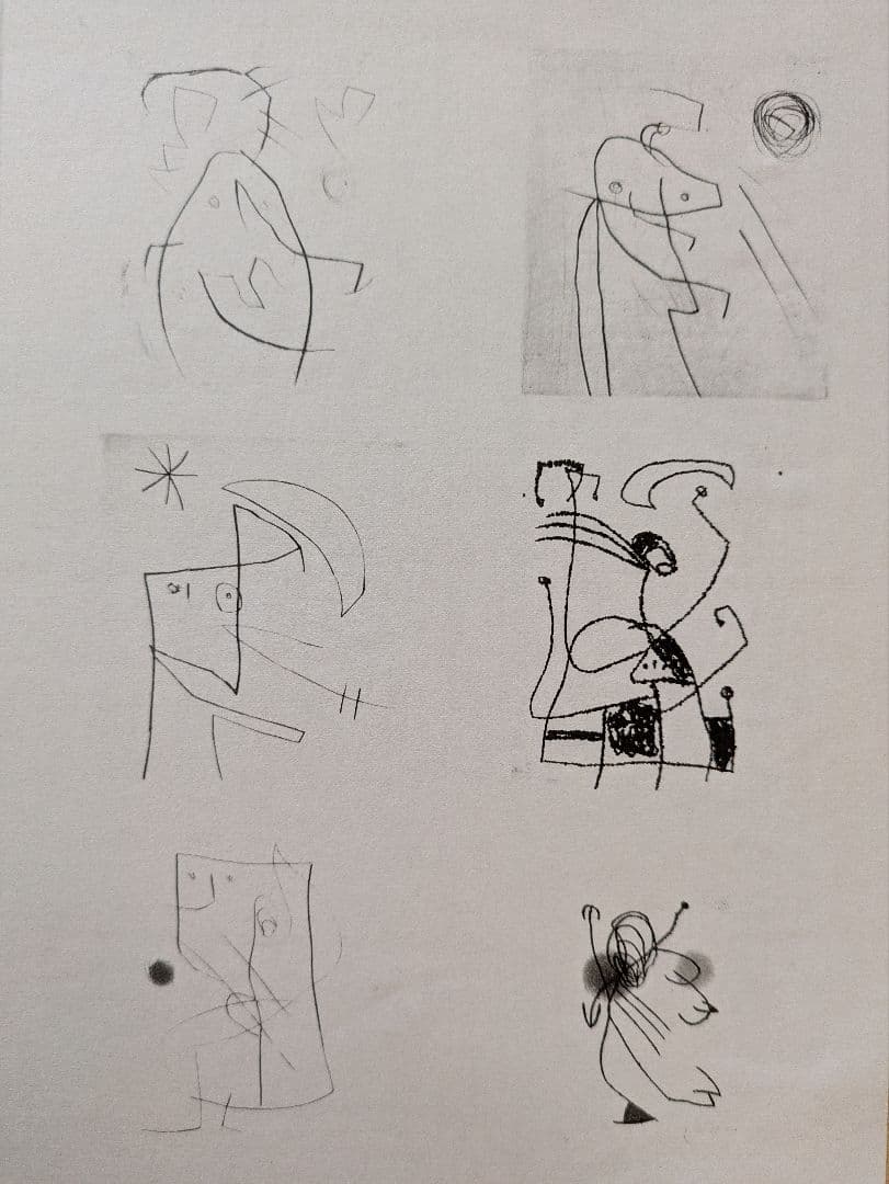 希少！Joan MIRO ジョアン・ミロのオリジナル エッチング　美品