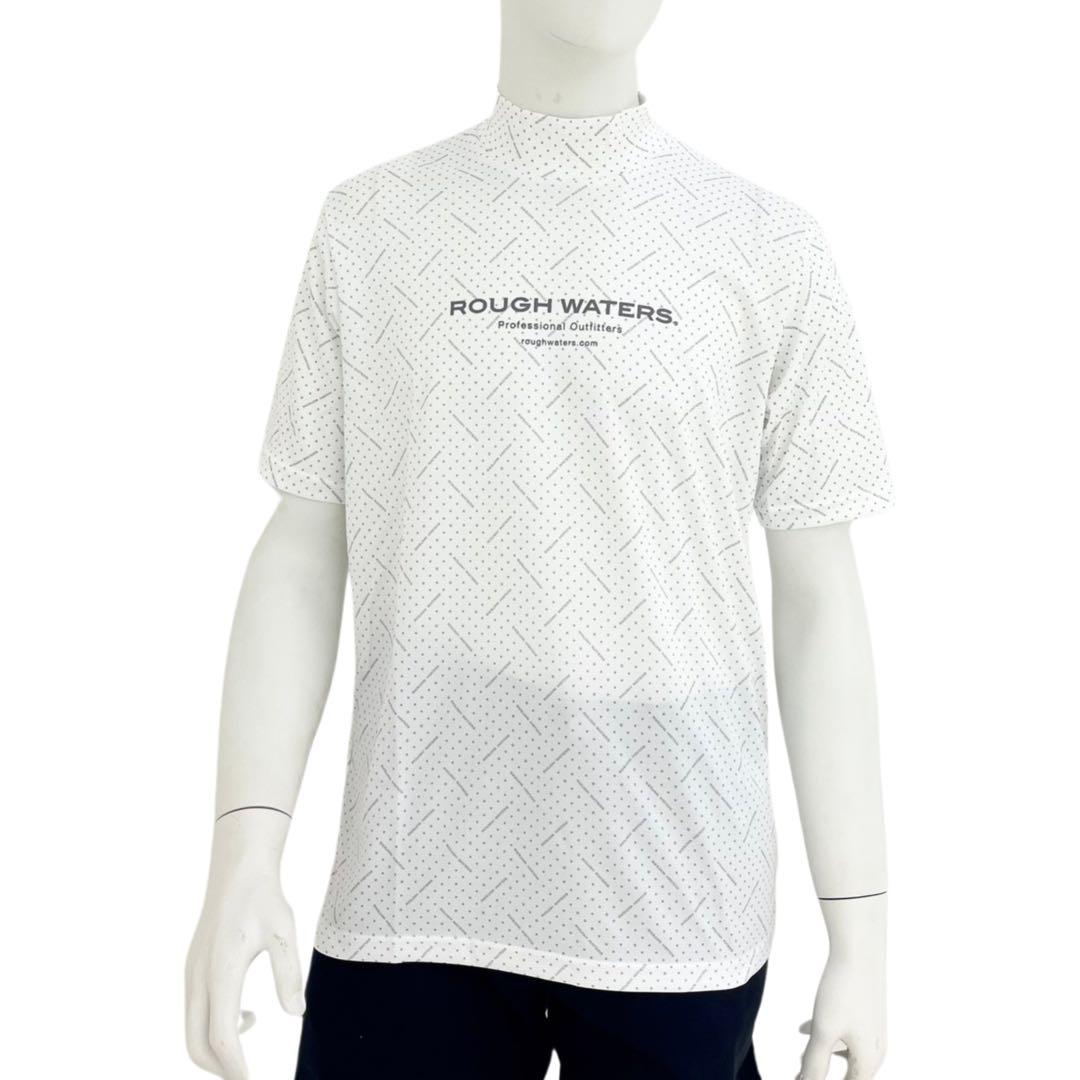 エリートグリップ　ROUGH WATERS 半袖モックネック　ホワイトグレー　L
