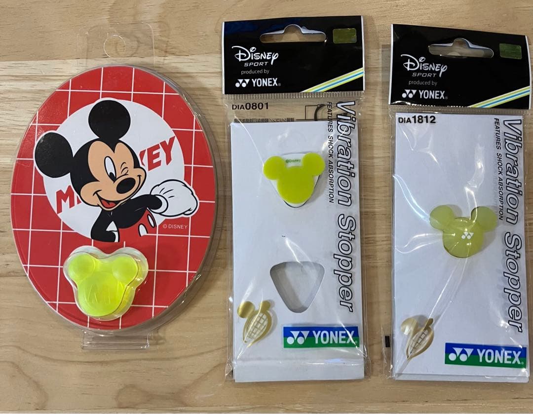 ヨネックス　ミッキー  テニス　振動止め　3個セット