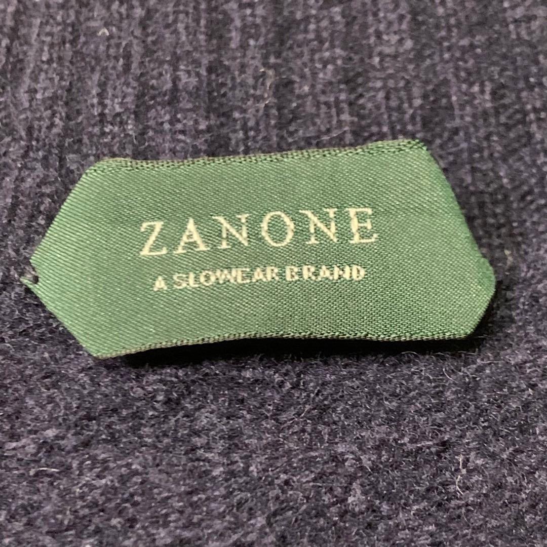 ⭐︎超高級品　希少　ザノーネ　ショールカラー　ニット　イタリア製　ヴァージンウール