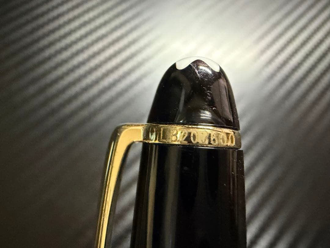 モンブラン マイスターシュテュック 144 ブラック 中白 EF 極細字 万年筆