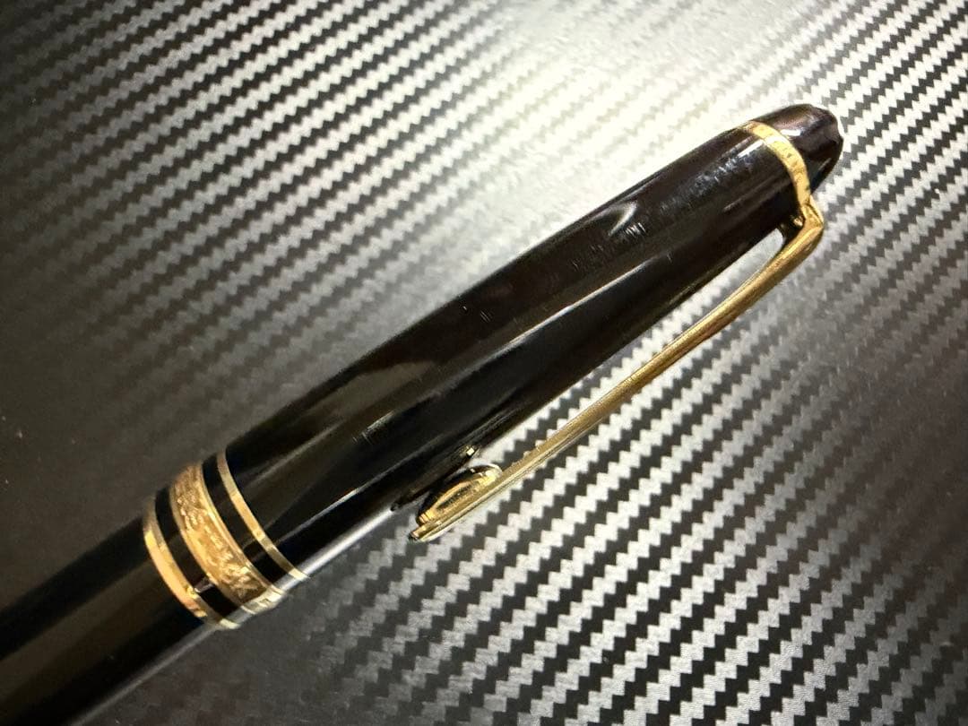 モンブラン マイスターシュテュック 144 ブラック 中白 EF 極細字 万年筆