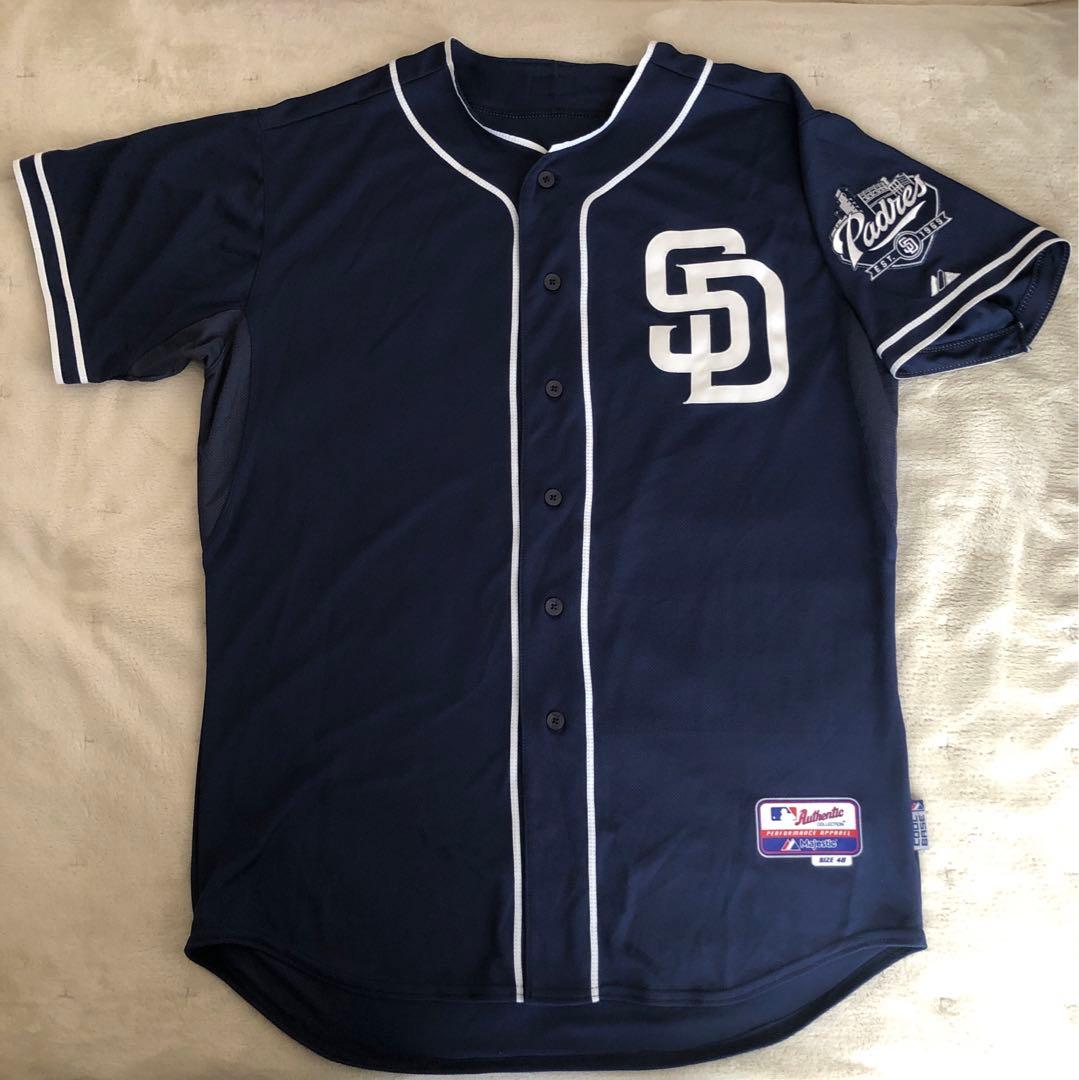 【美品】MLB サンディエゴ　パドレス　オーセンティックジャージー サイズ48