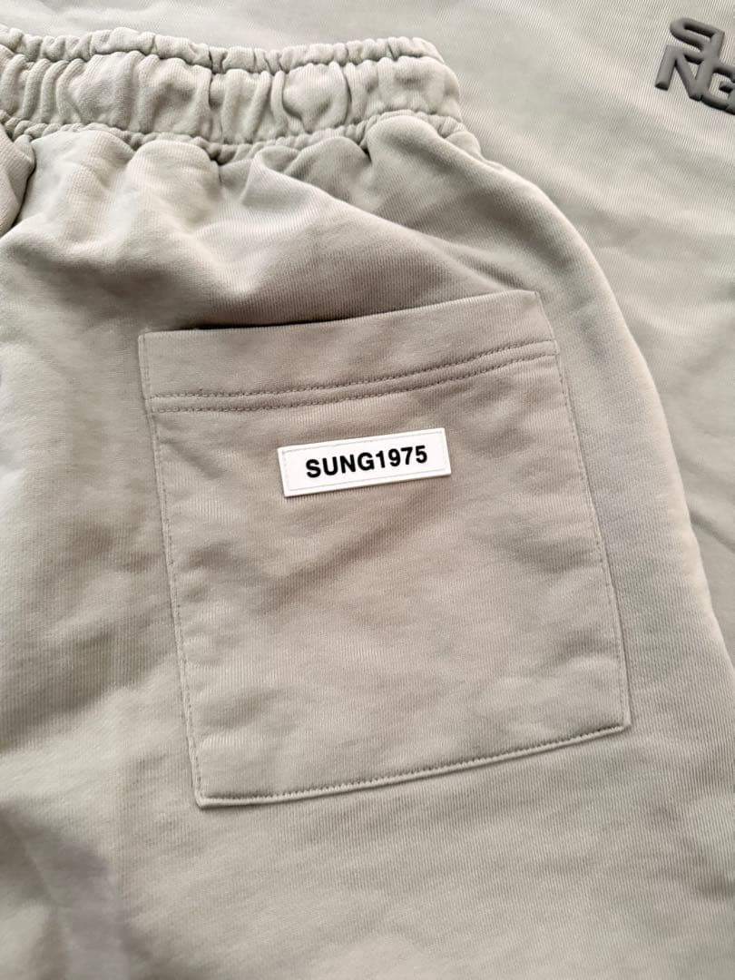 SUNG1975 CUBIC LOGO SWEAT セットアップ