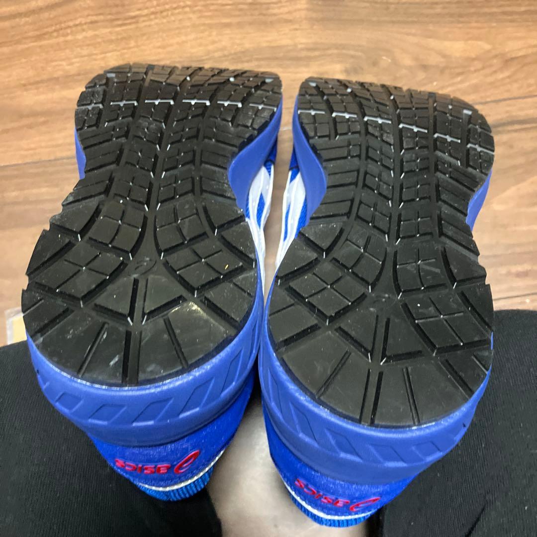 アシックス　安全靴　BOA ローカット タグ付き　未使用品　ブルー　27.0