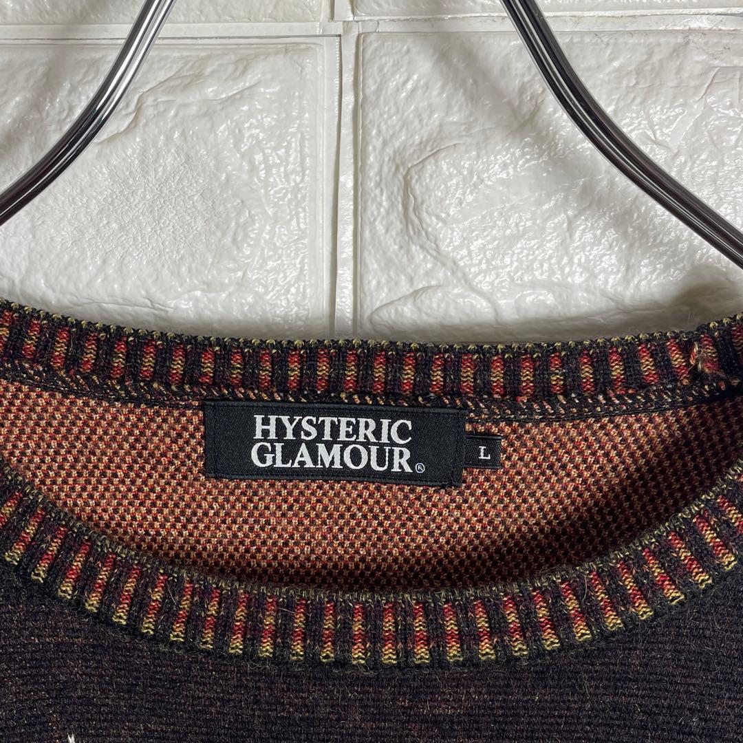 HYSTERIC GLAMOURウッドペッカーメンズニット L