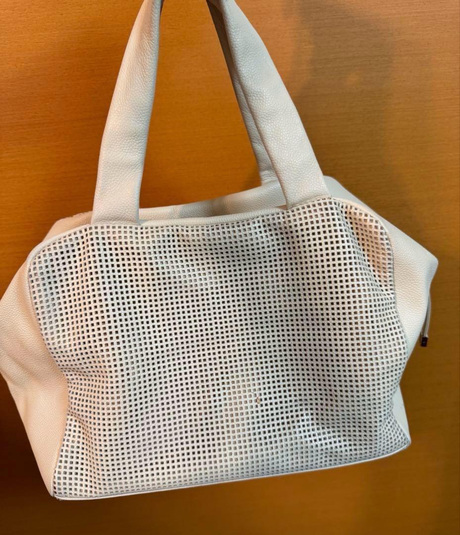 美品♡ シャネル パンチング デカココ ハンドバッグ キャビアスキン マトラッセ