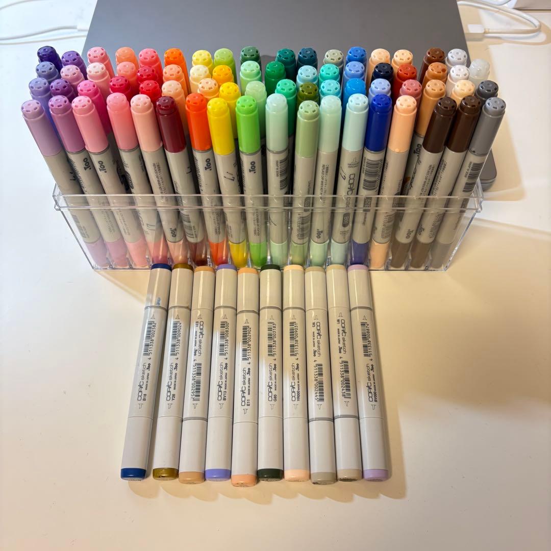 Copic Ciao 72色Aセット＋10色