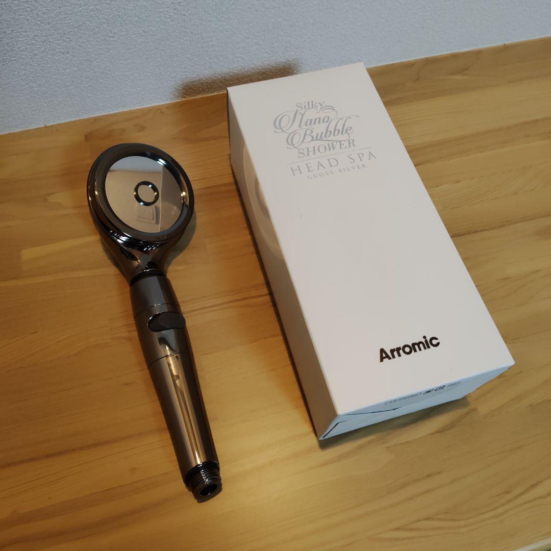 Arromic シルキーファインバブルシャワーヘッドスパ JSNB3-GS