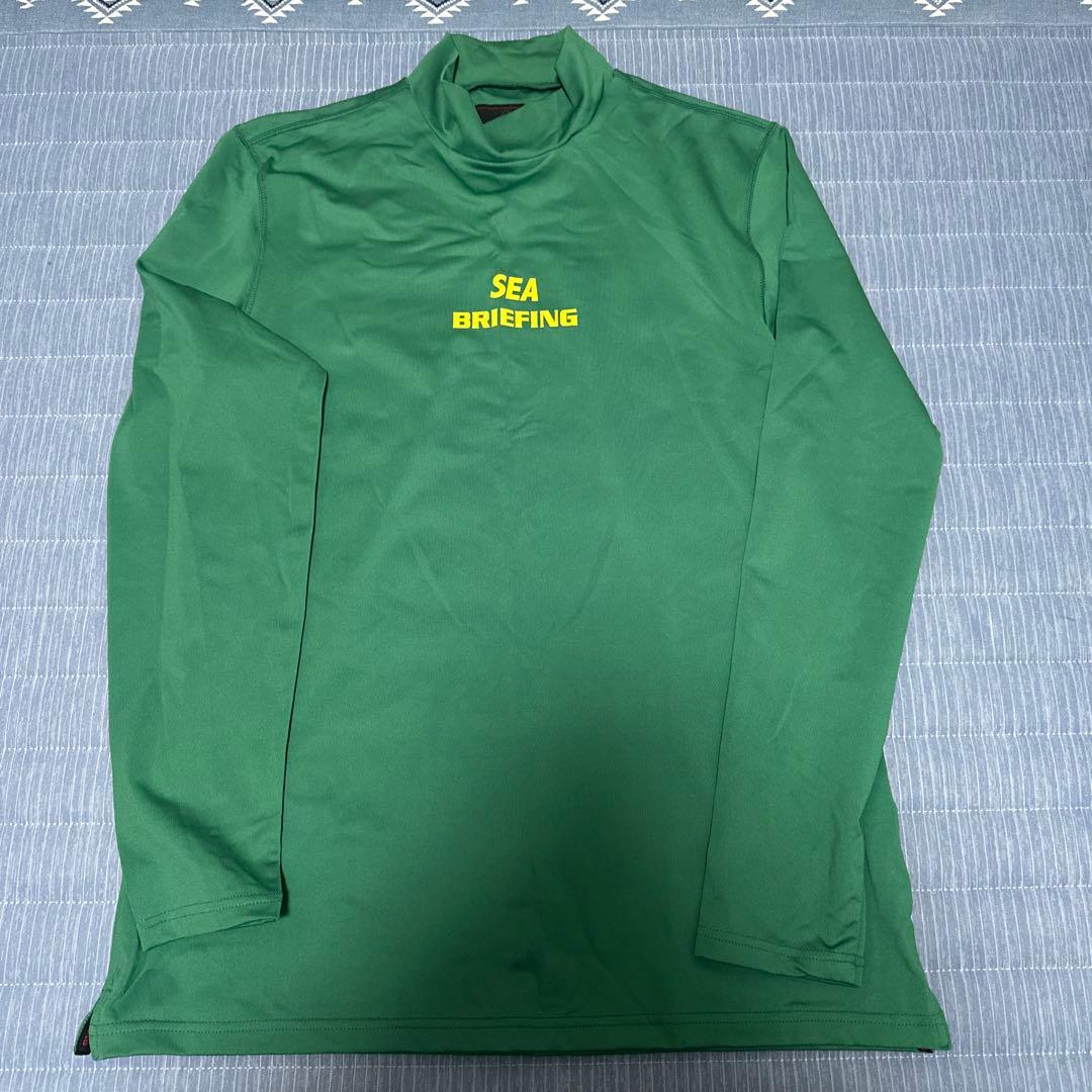 BRIEFING WIND AND SEA コラボ　長袖シャツ L