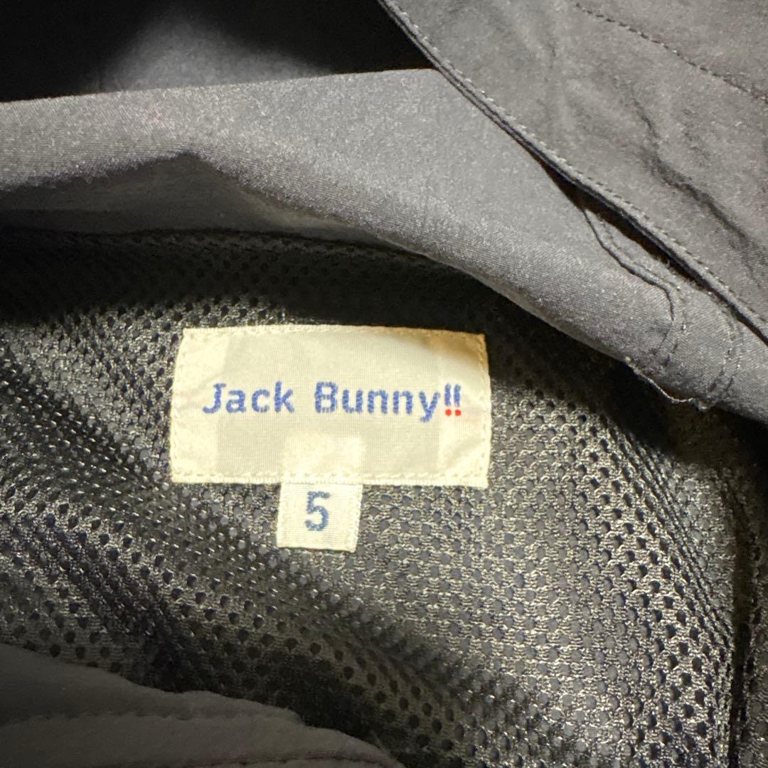 ジャックバニー　ナイロンジャケット　ダブルジップ　ブラック　5 美品