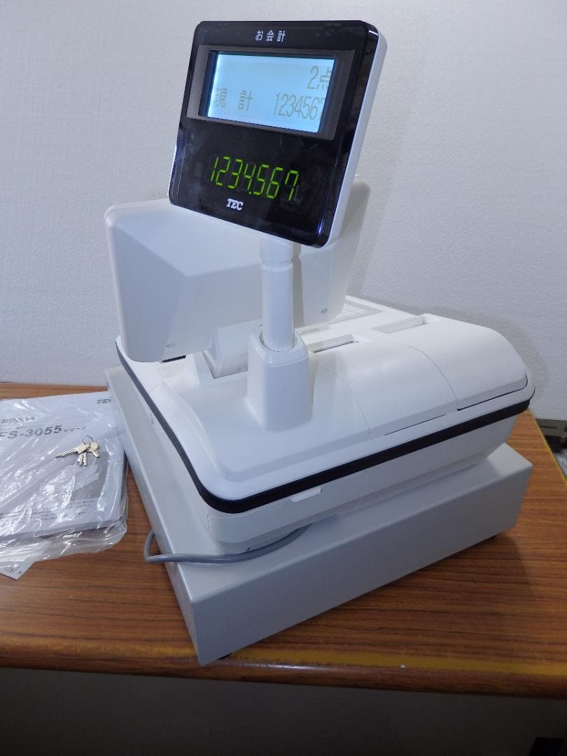 0310 美品 現行機種 設定無料 FS-3055 レジスター 2022年製