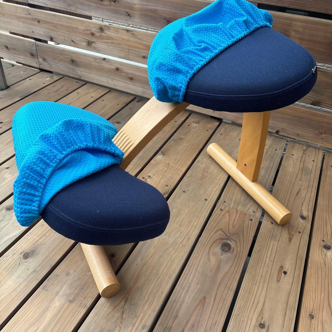バランスチェア　イージー★ネイビー★ブルー★サカモトハウス