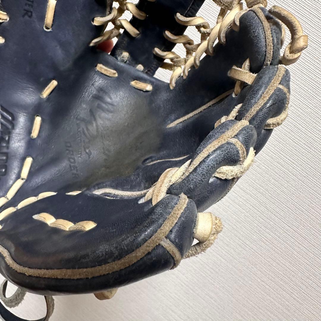 ミズノプロフルオーダーBIG Mマーク軟式グローブ 岸本耕作焼印・交渉可能です