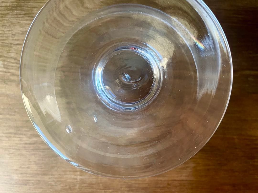 吹きガラスコンポティエ&ドームカバー　フランスアンティーク ケーキスタンドハート