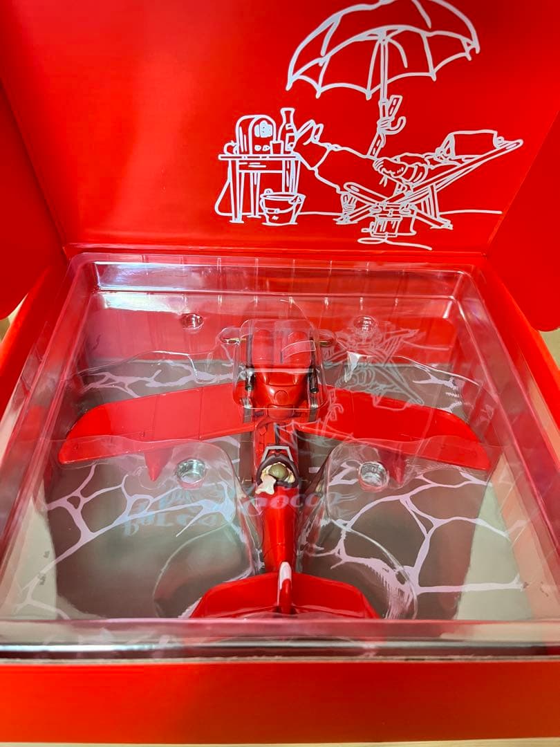 新品未開封　紅の豚　飛行機 Porco Gocco SAVOIA S.21 赤