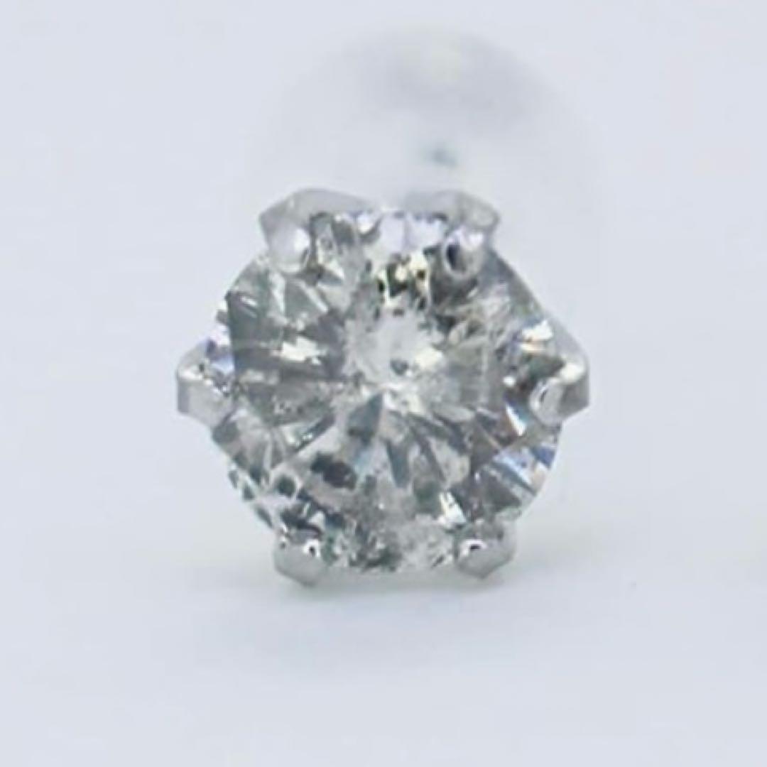 【KASHIMA】プラチナ900 0.35カラット ダイヤモンド 一粒石 ピアス