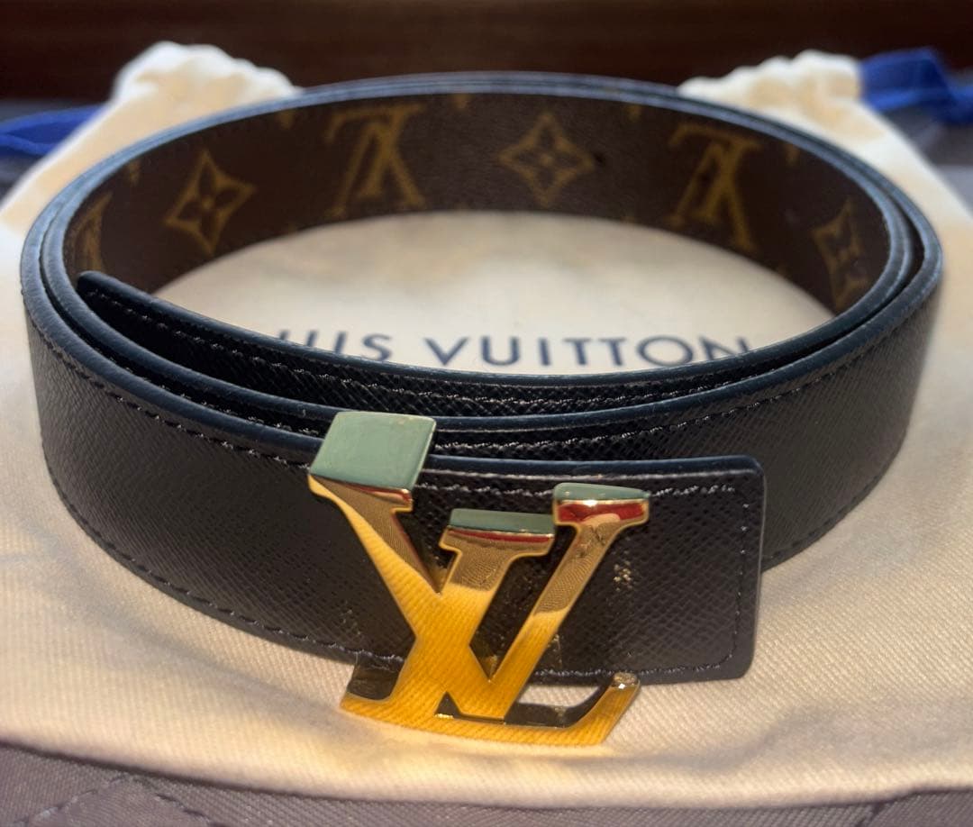 サンチュール・イニシャル モノグラム リバーシブル