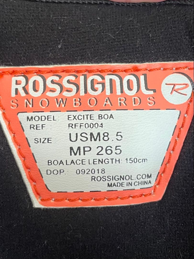 ふい！ROSSIGNOL BOA式 スノボブーツ 26.5cm