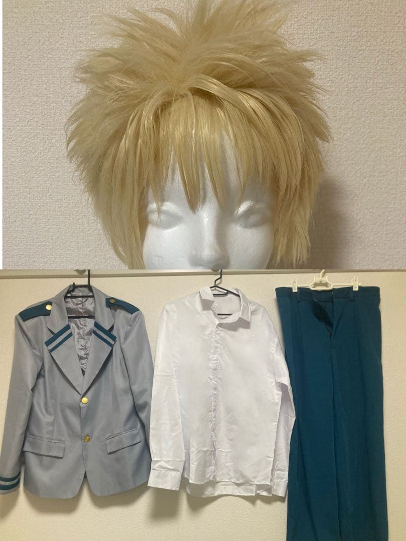 コスプレ　ヒロアカ　爆轟セット　メンズ
