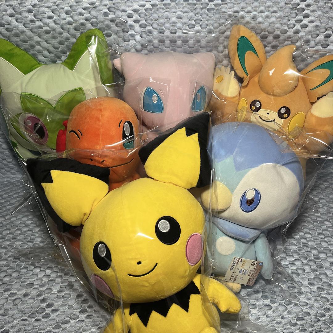 新品・まとめ売り【ポケモン】めちゃもふぐっと ぬいぐるみセット ③ 6体