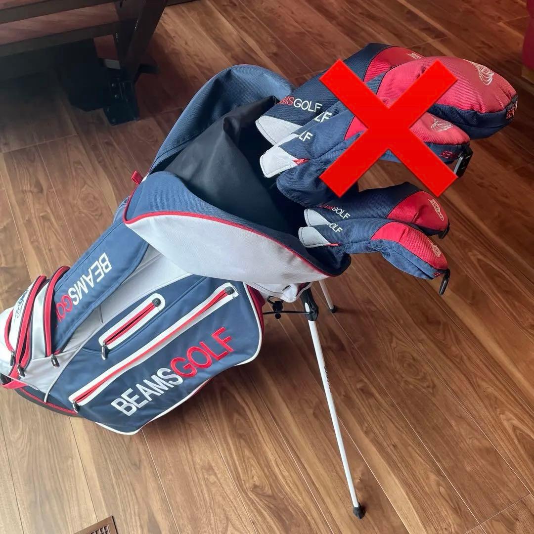 BAMS GOLF スタンドキャディバッグ&ヘッドカバー セット
