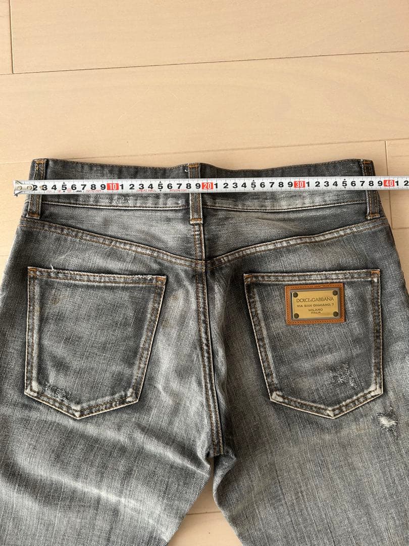 Dolce & Gabbana ダメージ加工デニムパンツ サイズ44