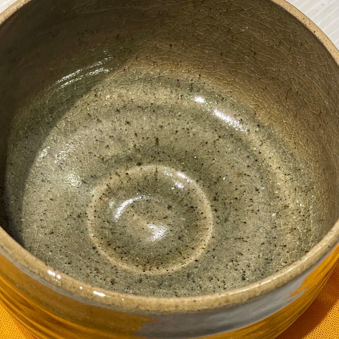 新品未使用　因久山焼　茶碗　抹茶碗　窯元　良憲　茶道具　コレクション　一点もの