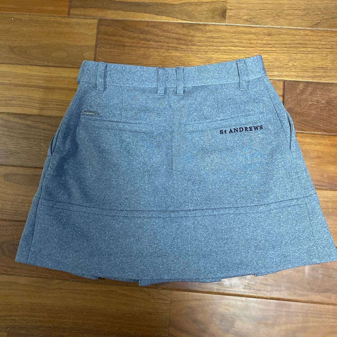 ST ANDREWS グレー プリーツスカート