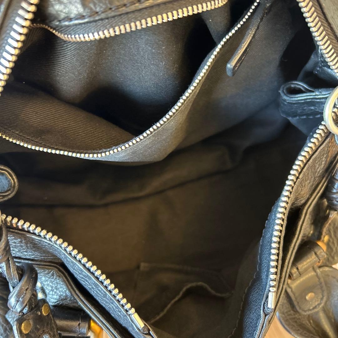 美品　Chloé パディントン　ブラックレザー ハンドバッグ