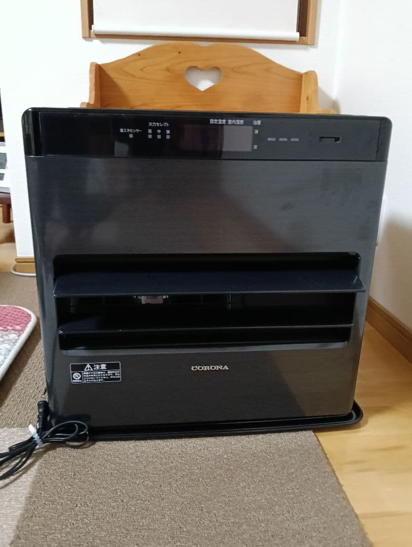 CORONA FH-WZ5722 ブラック 石油ファンヒーター 2022年製