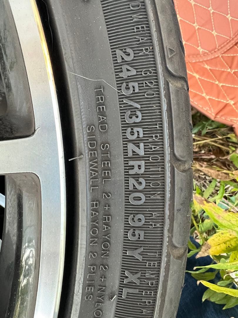 【最終値下げ】 M5用　20インチホイール　 4本　【美品】2本未使用