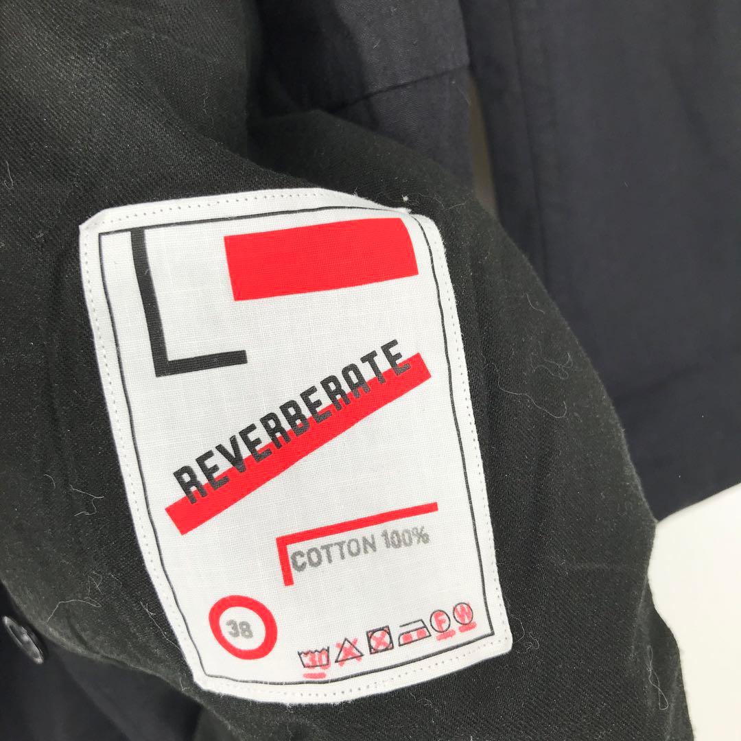 REVERBERATE　オールインワン　ジャンプスーツ　つなぎ　38　ブラック